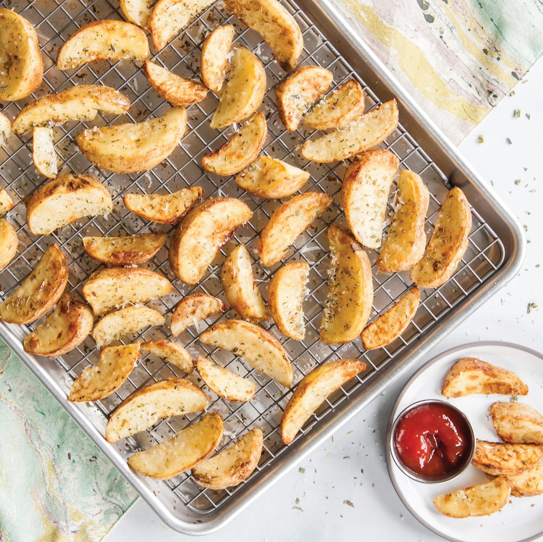 Nordic Ware Naturals® Half Sheet Bakplåt med ugnssäkert grillgaller 45x33 cm - Image 2